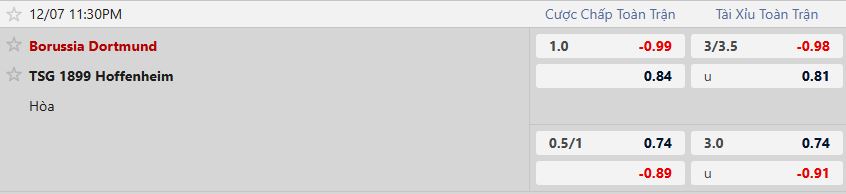 Nhận định, Soi tỷ lệ k&egrave;o Dortmund vs Hoffenheim 23h30 ng&agrave;y 7/12: Chiến thắng c&aacute;ch biệt - Ảnh 5