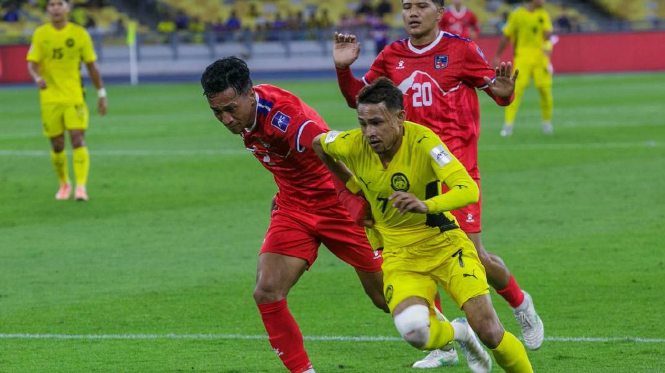 Faisal Halim l&agrave; cầu thủ ghi b&agrave;n duy nhất trận Malaysia thắng Nepal v&agrave;o th&aacute;ng 11